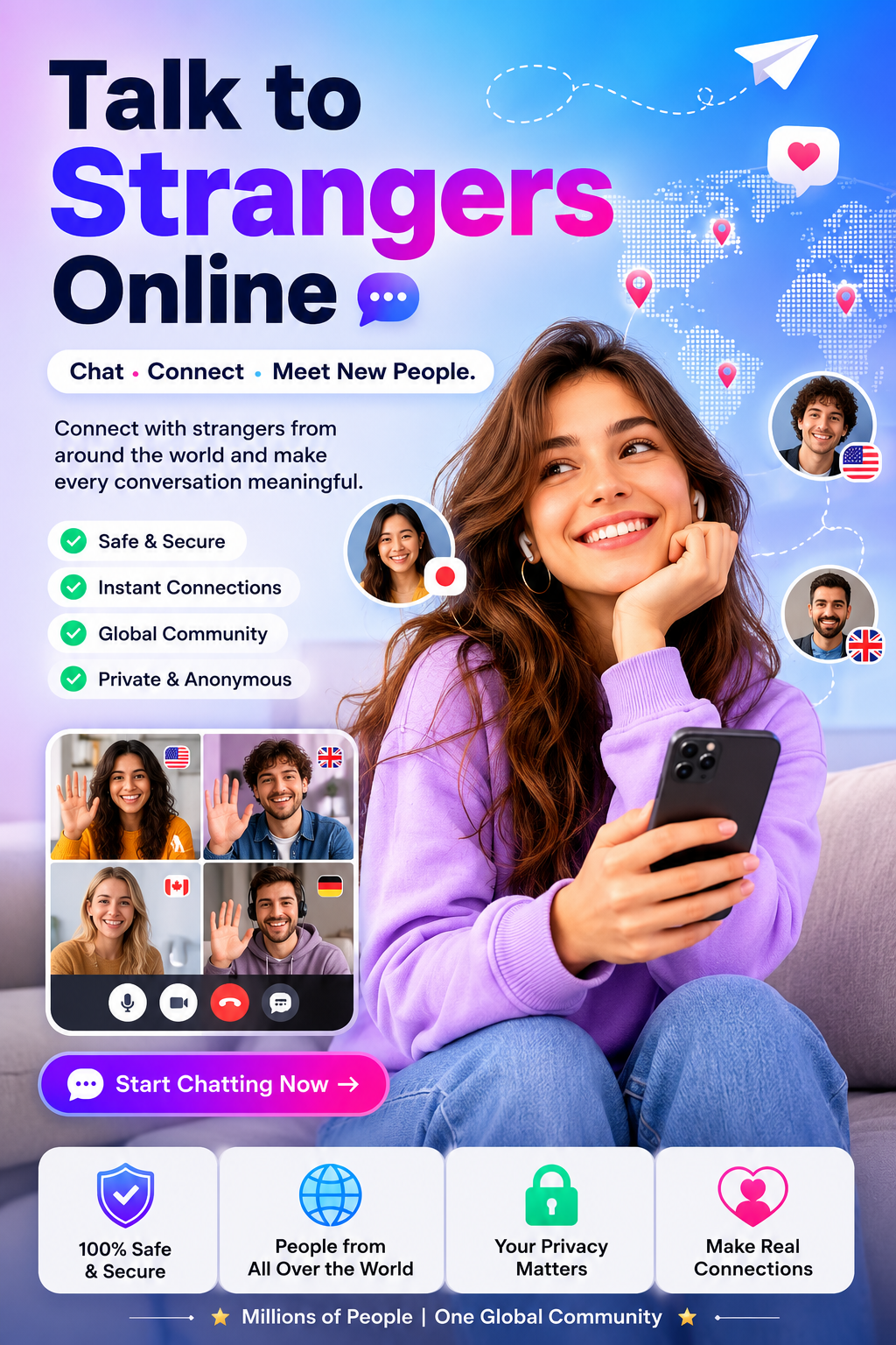 Talk to Strangers Online Random Chat